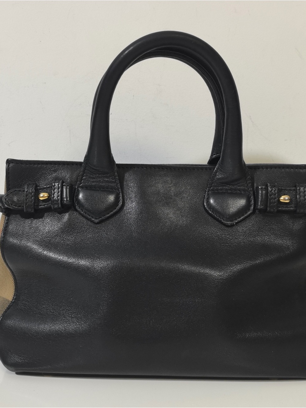 Pre-Owned Burberry Small Banner tote bag - Picture 4 of 8